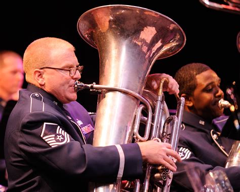 Us Air Force Band Ceremonial Brasss First American Concert Tour