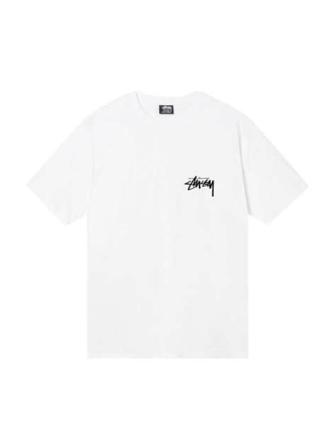 Stüssy Stussy Withered Flower Tee White REVERSIBLE