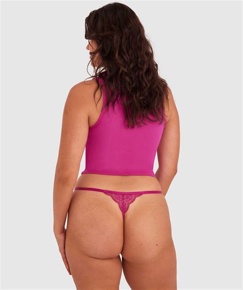 Bras N Things Smooth Comfort Lace Bikini Rose