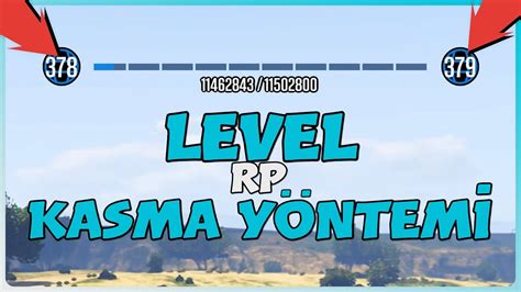 GTA 5 Online TEK KİŞİLİK EFSANE KOLAY LEVEL RP KASMA YÖNTEMİ YouTube