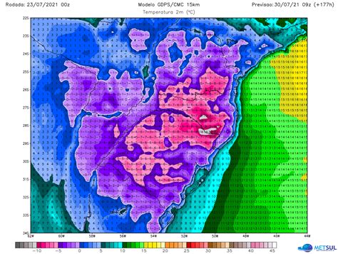 ONDA DE FRIO PODE SER UMA DAS MAIS INTENSAS NESTE SÉCULO NO BRASIL