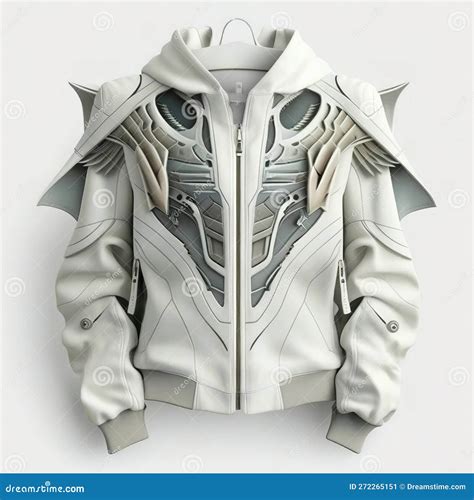 Futuristic White Jacket: the Perfect Blend of Style and Technology