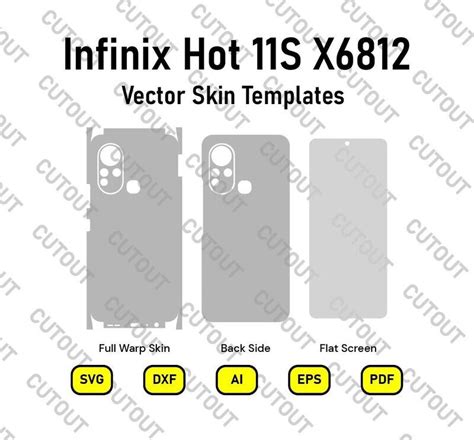 Infinix Hot S X Vector Skin Templates