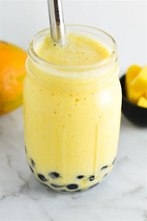 Fresh Mango Bubble Tea Artofit