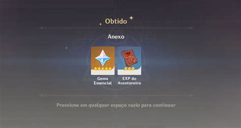 Genshin Impact novo código Gemas Essenciais é liberado