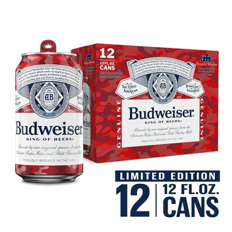 Budweiser 30 Pack Of 12oz Cans 360 Oz