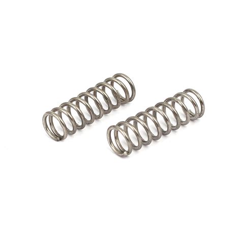 Mmx Mmx Mm Stainless Steel Compression Springs Silver Tone Pcs