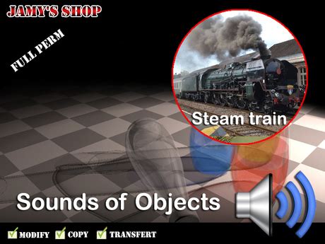 Second Life Marketplace - Sound - Steam Locomotive FP