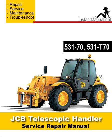 Jcb T Telescopic Handler Service Repair Manual