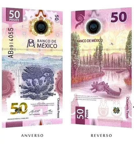 Nuevo Billete Pesos Ajolote Fam G Serie A Sin Circular En Venta En