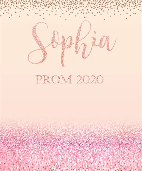 Prom 2020 Photography Backdrops Rose Gold Pink Glitter Etsy