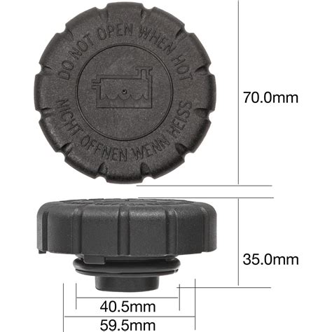 Tridon Expansion Tank Cap Psi Kpa Plastic Screw On Db