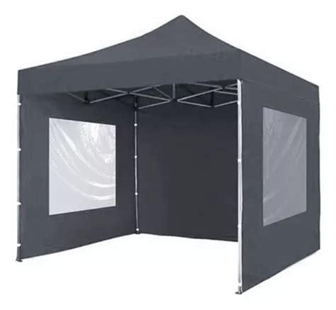 Gazebo Plegable Exterior Patio Jardin Evento 3x3 Color Gris