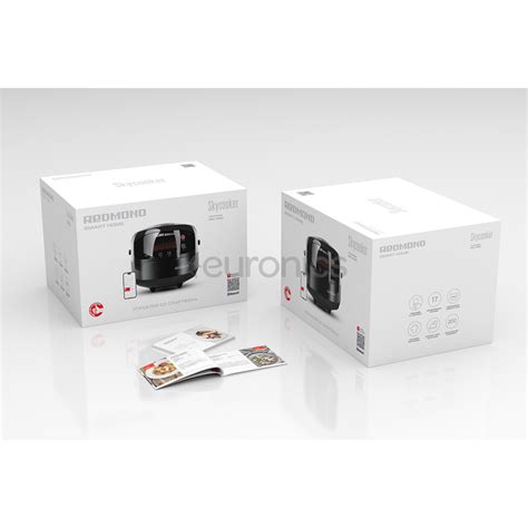 Redmond, 5 L, 1000 W, russian, black - Multi cooker, RMC-M92S | Euronics