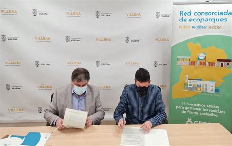 El Consorcio De Residuos Crea Y El Ayuntamiento De Villena Firman El