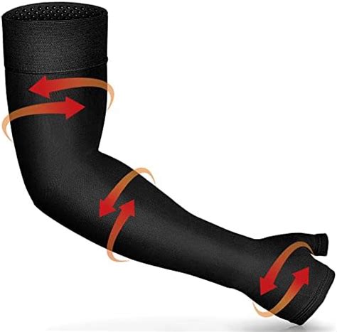 Keking Lymphedema Compression Arm Sleeve With Gauntlet For