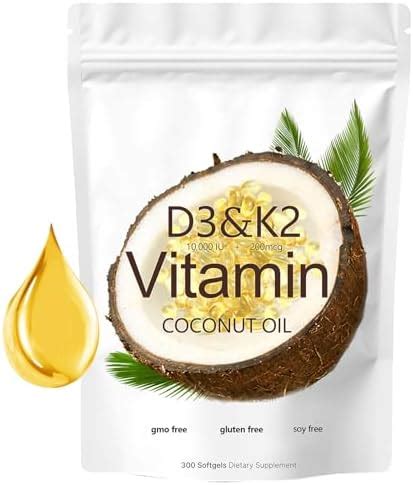 Amazon D K Vitamin Iu With Mcg Vitamin K Mk