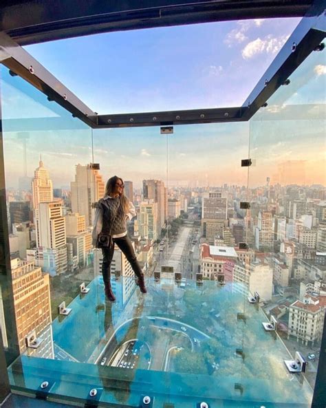 São Paulo inaugura o Sampa Sky mirante chão de vidro a uma altura