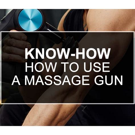 Tutorial: How to use a Massage Gun