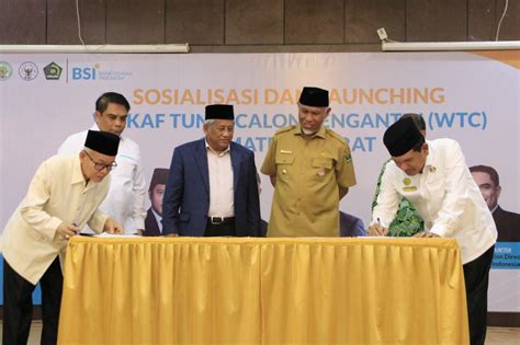 Perdana Di Indonesia Sumbar Launching Program Wakaf Tunai Catin