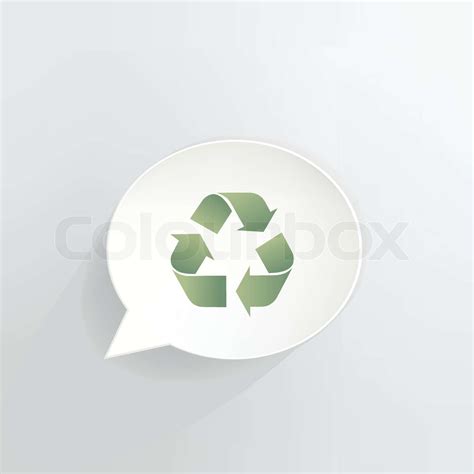 Reciclar Comentario Icono Vector De Archivo Colourbox