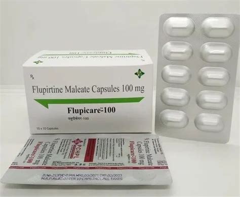 Tranquilizer Tablet - Flupirtine Maleate Capsules - Flupicare - 100 - PCD Franchise - PCHPL ...