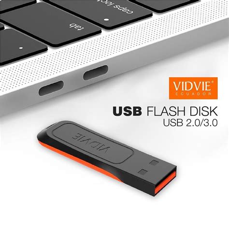 VIDVIE 32GB USB 3.0 Flash Drive – Black | Memoxpress Online