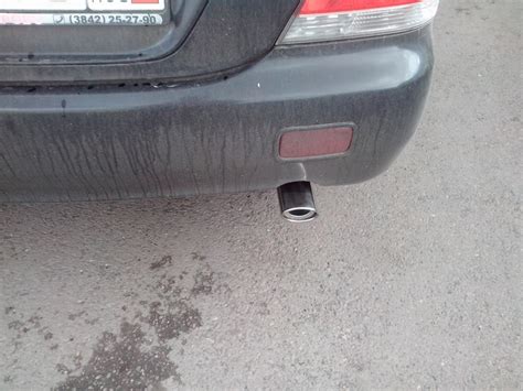 Насадка на глушитель — Mitsubishi Lancer IX, 1,6 л, 2005 года ...