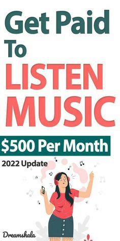 Get Paid To Listen Music 500 Per Month Make Money Today Earn Money