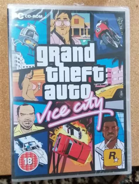 GRAND THEFT AUTO GTA Vice City PC CD Game Complete Rockstar 20 00