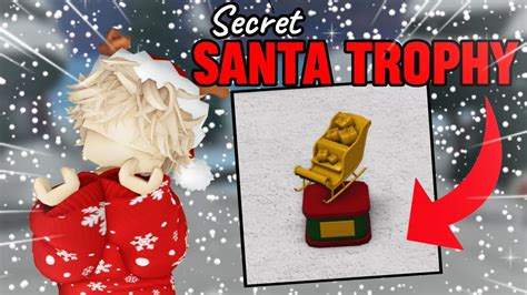 How To Get The SECRET SANTA TROPHY In Bloxburg 2023 YouTube