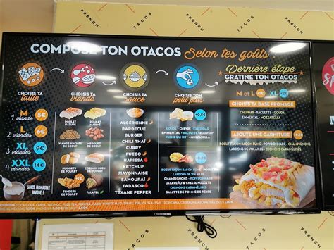 Menu Au Otacos M Rignac Fast Food M Rignac