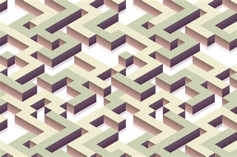 8 Isometric Seamless Patterns By Side Project TheHungryJPEG