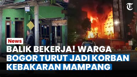 Balik Bekerja Warga Bogor Turut Jadi Korban Kebakaran Toko Bingkai Di