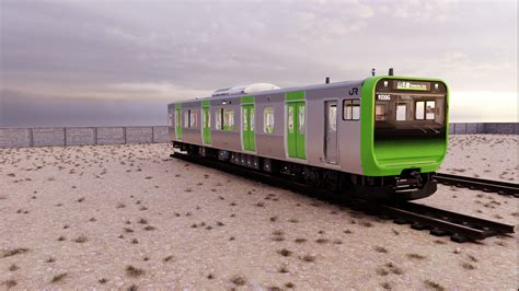 3D Japanese Train Detailed Interior Exterior Yamanote Line E235 Series Rigged 3D Model Model ...