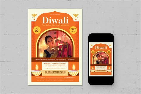 Diwali Flyer Template - BrandPacks