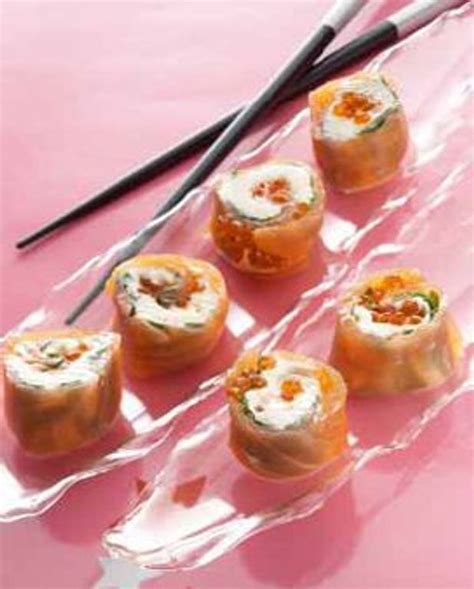 Makis De Saumon Fum Pour Personnes Recettes Elle Table