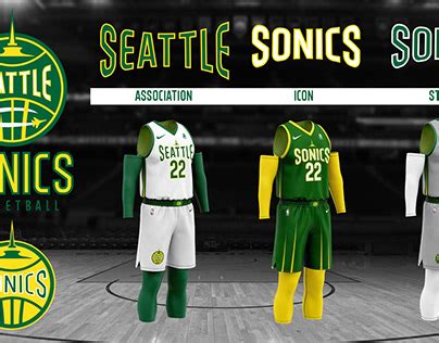 Unofficial Athletic Seattle Supersonics Rebrand Off