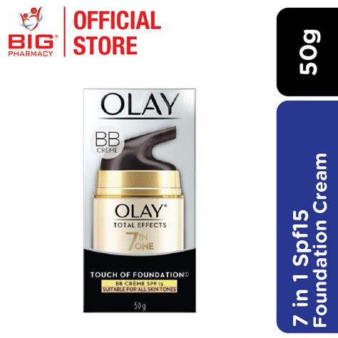 Olay Total Effects 7 In 1 Touch Of Foundation Cream Spf 15 50g BIG