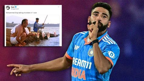 Asia Cup Mohammed Siraj Becomes First Indian To Pick Wickets In