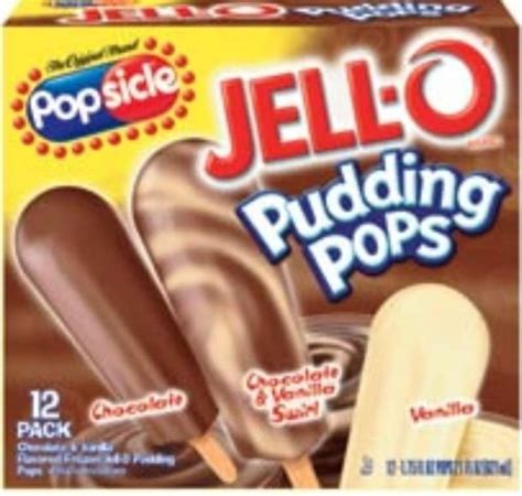 Jello Pudding Pops Jello Pudding Pops Pudding Pop 80s Food