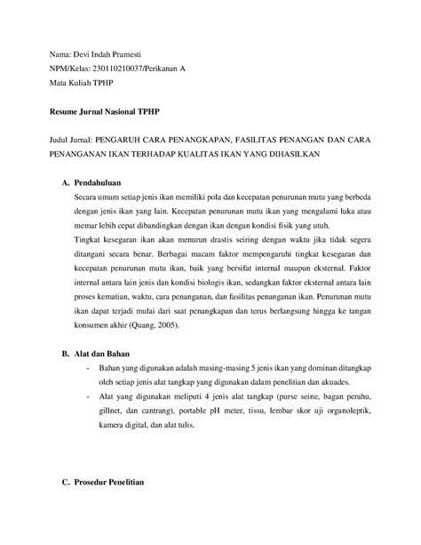 037 Devi Resume Jurnal Nas TPHP Nama Devi Indah Pramesti NPM Kelas