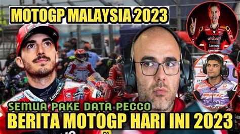 GILA BERITA MOTOGP HARI INI SELASA 7 NOVEMBER 2023 BAGNAIA UNGKAP HAL