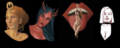 Doodles On Black By Skuatmraa Hentai Foundry