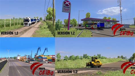 Map Of Argentina CEIBO V1 2 1 38 X ETS2 Mods Euro Truck