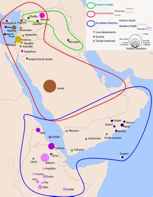 Semitic_languages_map | Languages Of The World