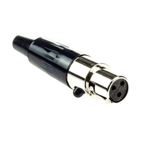 Atpt Ta F Pin Mini Xlr Ta F Female Connector Audio Technica