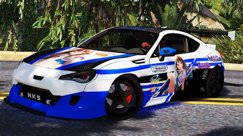 Subaru BRZ Rocket Bunny V3 Itasha Livery GTA5 Mods