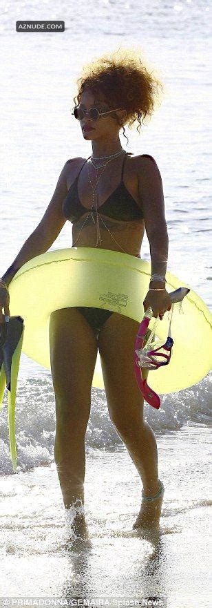 Rihanna In A Bikini In Barbados Aznude