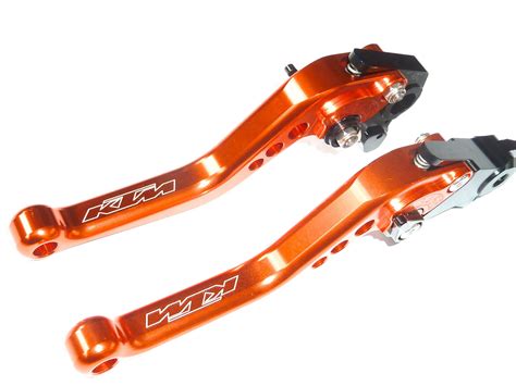 KTM 690 SMCR 2013 2017 BRAKE CLUTCH ORANGE SHORT LEVERS RACE ROAD